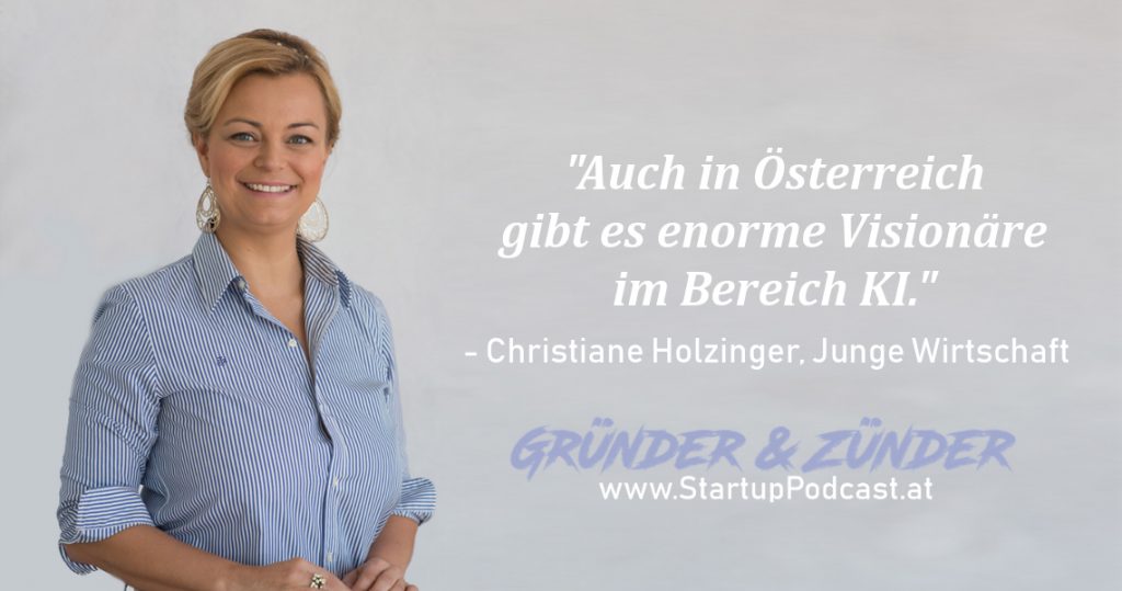Im Podcast: Christiane Holzinger, Vorsitzende Junge Wirtschaft: künstliche Intelligenz, Roadshow South by Southwest Festival